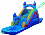 YF-inflatable castle water slide