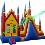 YF-inflatable castle slide combo-116