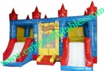 YF-inflatable castle slide combo-127