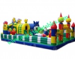 YF-blue cat inflatable amusement park-39