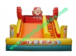 YF-clown inflatable slide-101