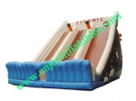 YF-inflatable double lane slip slide-76