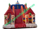 YF-clown inflatable slide-22