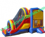 YF-inflatable slide jumper combo bouncer -50